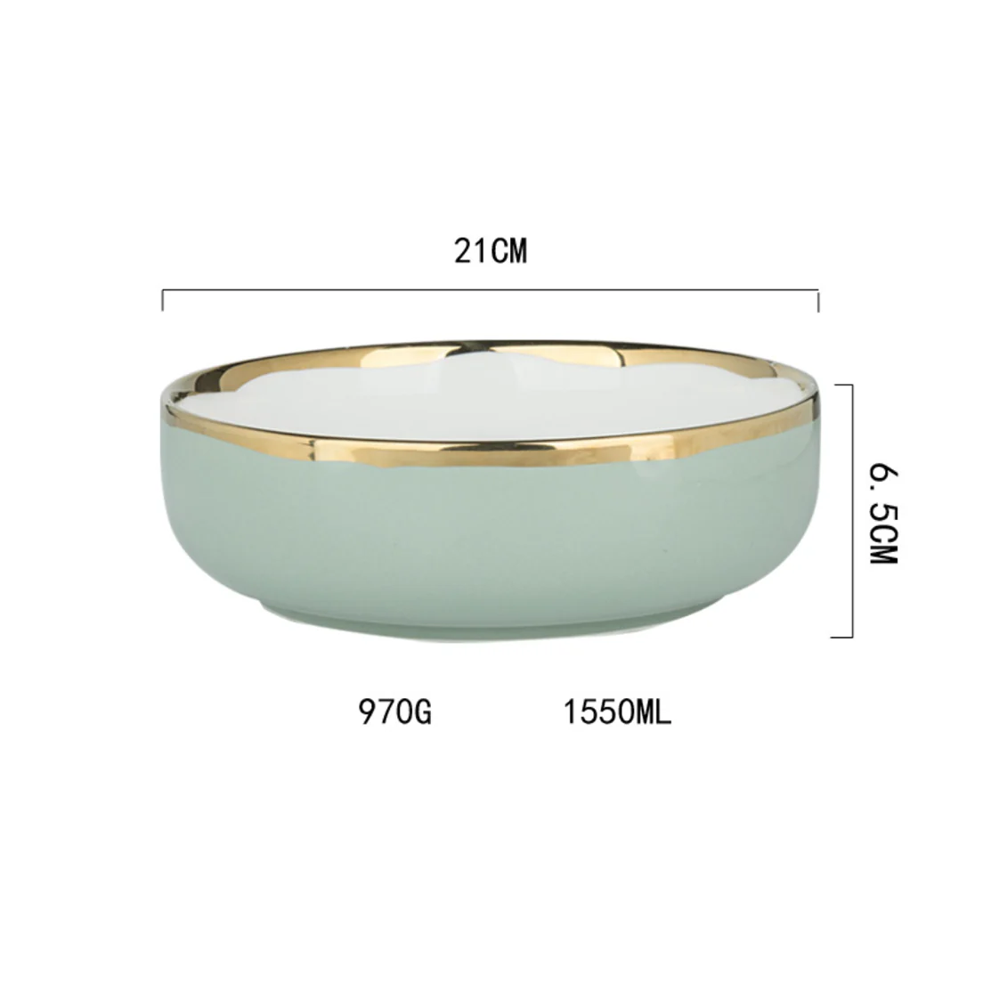 VERA Green Serving Bowl - Image 9