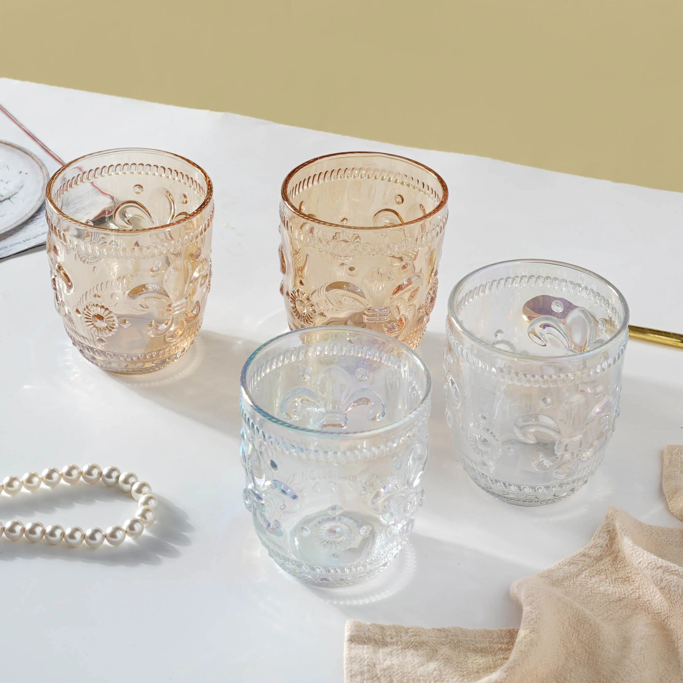 Vintage Drinking Glass Set of 2 - Image 3