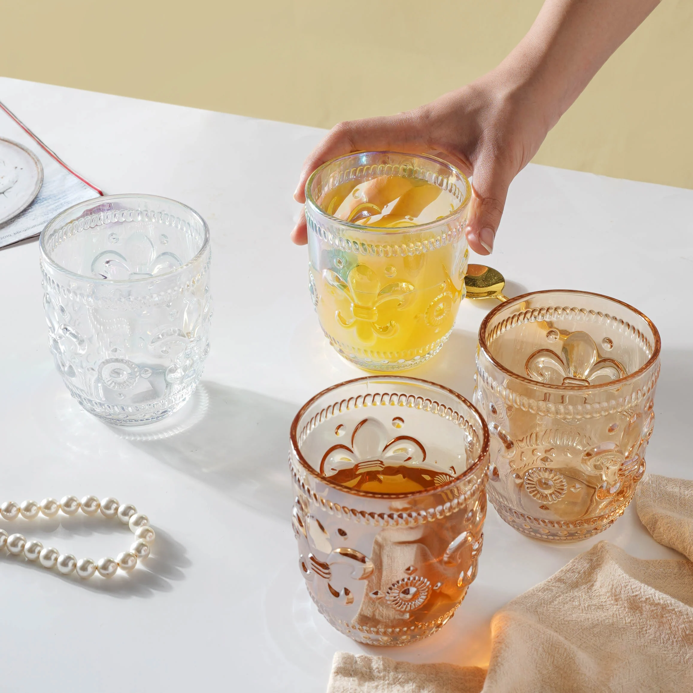 Vintage Drinking Glass Set of 2 - Image 5