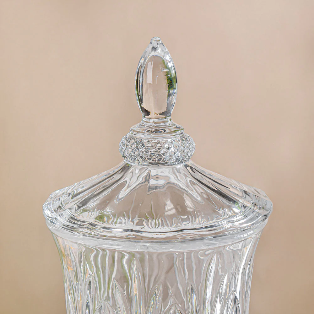 Vintage Textured Glass Water Dispenser - Image 10