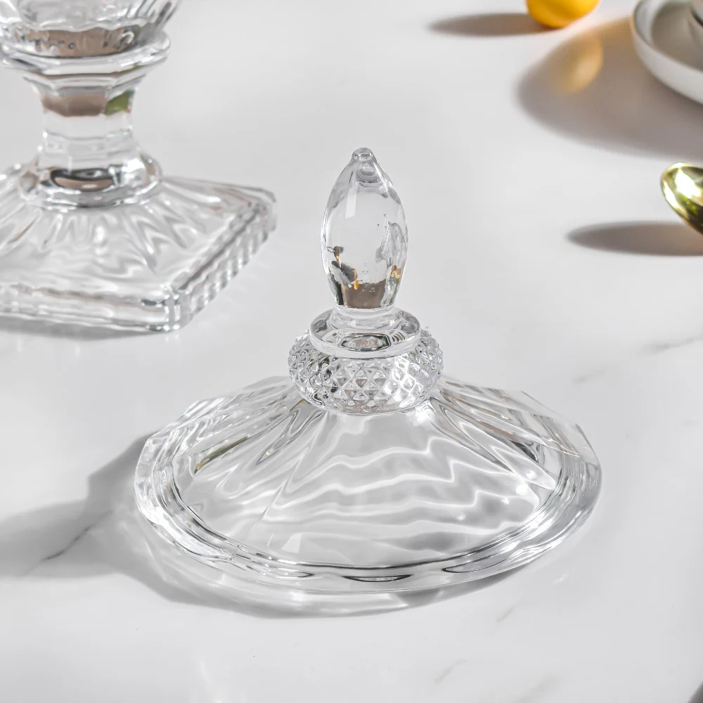 Vintage Textured Glass Water Dispenser - Image 9