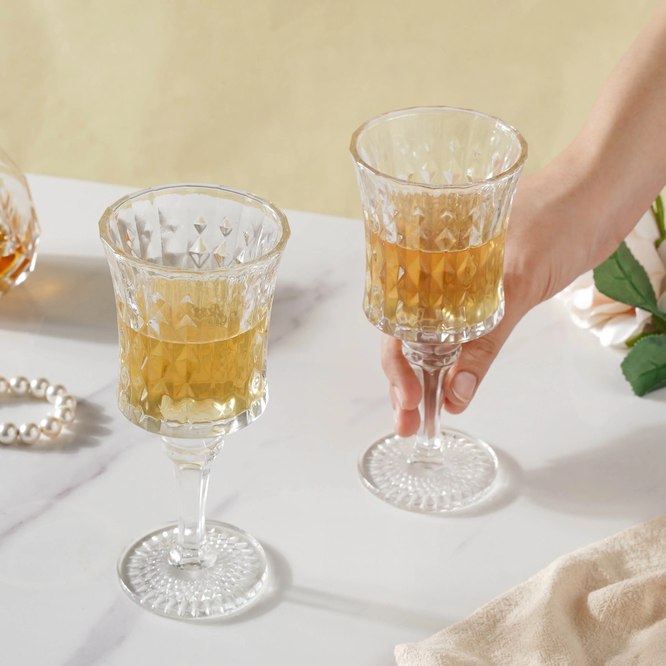 White Wine Glass Set of 2 - Image 3