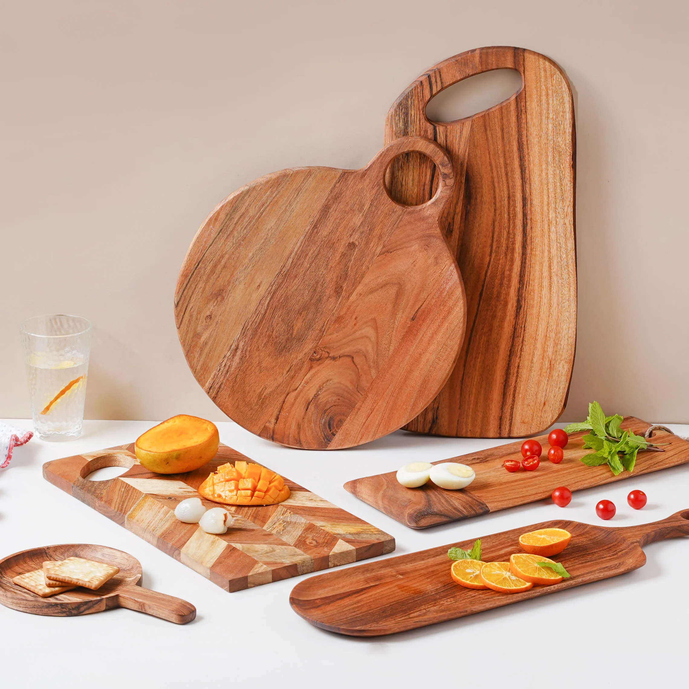 Wooden Platter Rectangle 15 Inch - Image 9