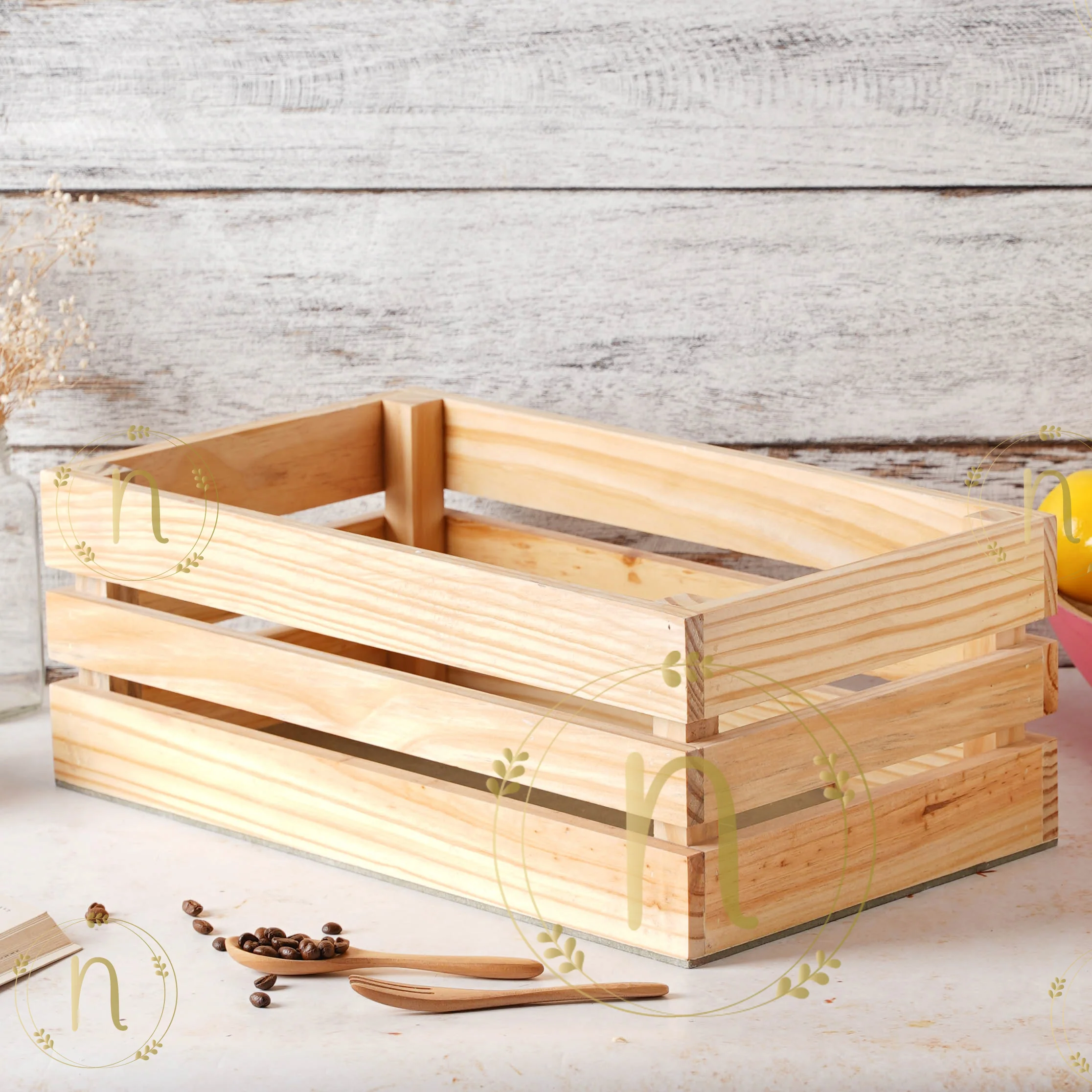Wooden Storage Crate - Image 3