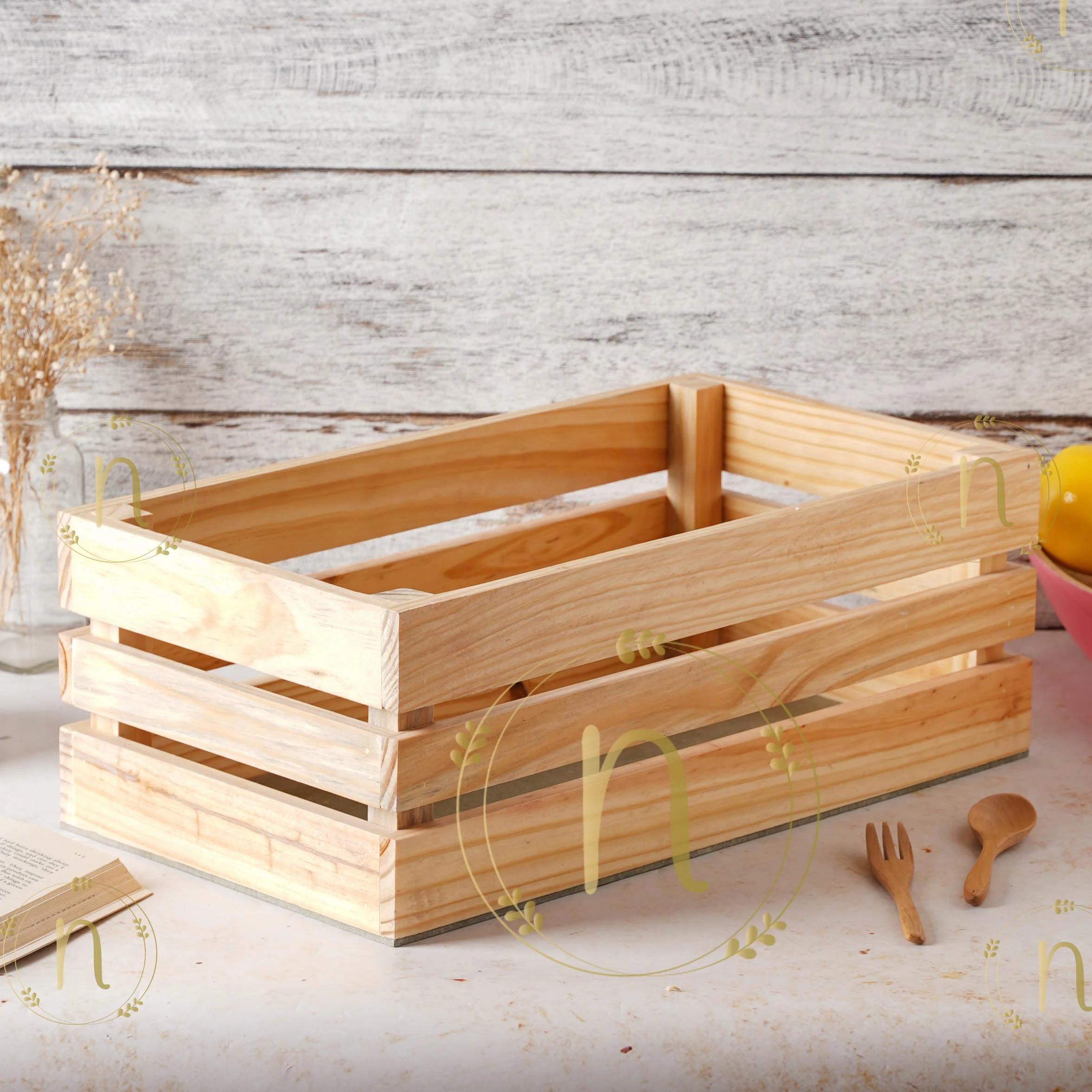 Wooden Storage Crate - Image 5